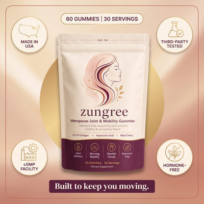Zungree Menopause Joint & Mobility Gummies