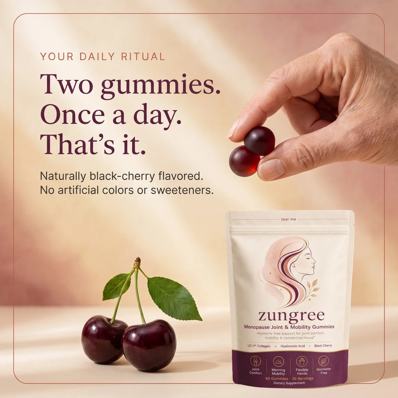 Zungree Menopause Joint & Mobility Gummies